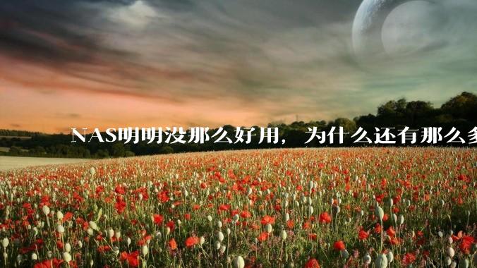 NAS明明没那么好用，为什么还有那么多人坚持选择使用？